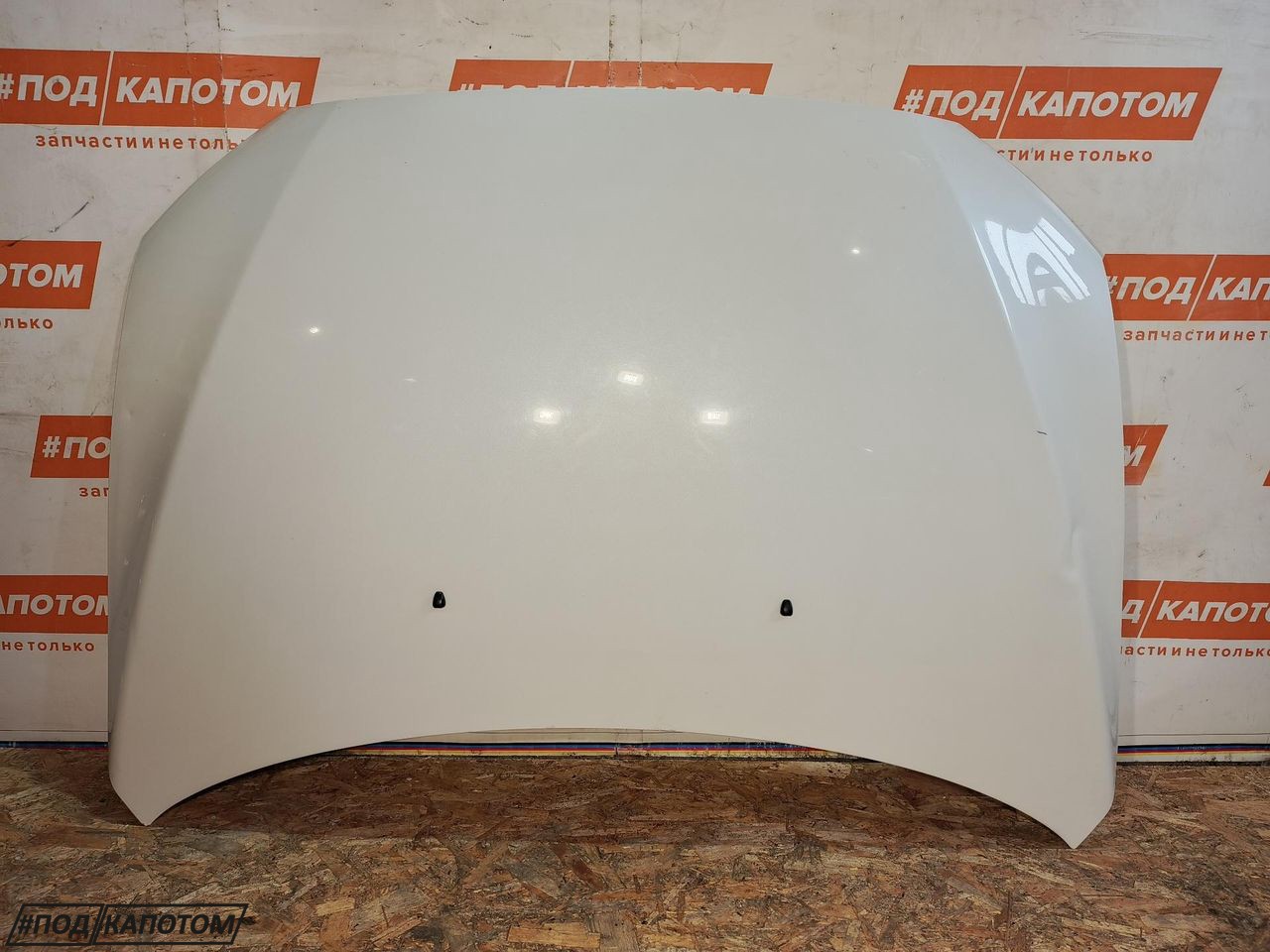 капот Mitsubishi Lancer 10 поколение 2008, 2.0 л., 4B11, бензин, МКПП, седан - фото №1