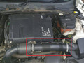 патрубок воздушного фильтра Jaguar XF 1 поколение [рестайлинг] 250 2012, 2.2 л., TD, 224DT, дизель, АКПП, polaris white / ner, седан, задний привод, правый руль, CX239R504AB - фото №3