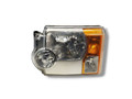Фара галоген левая Land Rover Discovery 3 поколение L319 2007, 2.7 л., TD, 276DT, дизель, АКПП, rimini red / lrc889, внедорожник 5 дв., полный привод, правый руль, XBC500032