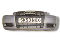 бампер передний Audi A3 8P 2003, 2.0 л., FSI, AXW, бензин, 6МКПП, akojasilber / ly7h, хетчбэк 3 дв., передний привод, правый руль, 8P3807437