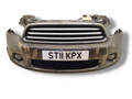 передняя часть (ноускат) Mini Countryman 1 поколение R60 2011, 1.6 л., D, N47 C16 A, дизель, 6МКПП, royal grey / a48, внедорожник 5 дв., передний привод, правый руль, 51119806063, 9806063, 51119801600, 9801600