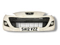 бампер передний Peugeot 207 1 поколение [рестайлинг] 2012, 1.4 л., i, 8FP (EP3C), бензин, 5МКПП, blanc banquise / ewp, хетчбэк 5 дв., передний привод, правый руль, 9688071577
