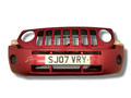 бампер передний Jeep Patriot 1 поколение 2007, 2.0 л., CRD, ECD, дизель, 6МКПП, blaze red cry / prh, внедорожник 5 дв., полный привод, правый руль, 68021312AA