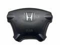 подушка безопасности водителя Honda CR-V 2 поколение [рестайлинг] RD9 2005, 2.2 л., cTDi, N22A2, дизель, 5МКПП, royal ruby red / r522p, внедорожник 5 дв., полный привод, правый руль, 77800-S9A-G110-M1