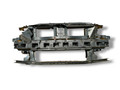 передняя панель крепления облицовки (телевизор) Volkswagen Passat B6 2006, 2.0 л., TDi PD, BKP, дизель, 6МКПП, articbluesilver / lb5m, универсал, передний привод, правый руль, 3C0805588H, 3C0807109B
