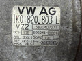 компрессор кондиционера Audi A3 8P [рестайлинг] 2005, 1.6 л., i, BGU, бензин, 5МКПП, piemontrot, хетчбэк 5 дв., передний привод, правый руль, 1K0820803L - фото №9