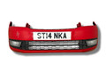бампер передний Skoda Rapid 1 поколение 2014, 1.6 л., TDi, CAYB, дизель, 5МКПП, flash red, хетчбэк 5 дв., передний привод, правый руль, 60U807221F
