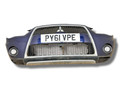 бампер передний Mitsubishi Outlander 2 поколение [рестайлинг] 2011, 2.2 л., DiD, 4N14, дизель, 6МКПП, blue, внедорожник 5 дв., полный привод, правый руль, 6400D101BA