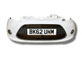 бампер передний Ford Fiesta 6 поколение 2012, 1.4 л., i, SPJA, бензин, 5МКПП, frozen white / h9, хетчбэк 5 дв., передний привод, правый руль, 1568817, 8A61-17757-BDXWAA