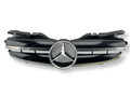 решетка радиатора Mercedes-Benz SLK-Класс R170 [рестайлинг] 2000, 3.2 л., i, M 112.947, бензин, АКПП, brillantsilber, родстер, задний привод, правый руль