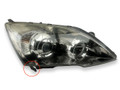 Фара галоген правая Honda CR-V 3 поколение RE6 2008, 2.2 л., cTDi, N22A2, дизель, 6МКПП, внедорожник 5 дв., полный привод, правый руль, 33100-SWW-E0