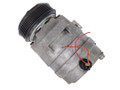 компрессор кондиционера Renault Laguna 2 поколение 2003, 1.8 л., бензин, 8200021822, 1135320, 6560769 - фото №4