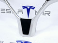 Корпус декоративный подушки безопасности (руля) водителя Tesla Model S 1 поколение [рестайлинг] 2017, 1023381-00, 2507651, 2463292, 2463293, 2507650 - фото №3