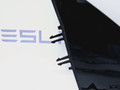 Накладка на зеркало (треугольник) левая Tesla Model 3 1 поколение 2021, 1130655-00 - фото №2