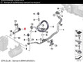 трубка кондиционера BMW 5 серия G30/G31 G30 2017, 3.0 л., B58 B30 A, бензин, АКПП, темно-синий, седан, полный привод, 64539309005, 9309005 - фото №5