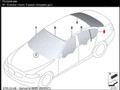 форточка задняя левая BMW 5 серия F10/F11 [рестайлинг] F10 2013, 2.0 л., N20 B20 A, бензин, серебро, седан, 51357311245, 7311245 - фото №3