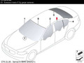 стекло двери задней правой BMW 5 серия F10/F11 [рестайлинг] F10 (2013 - 2017), 2.0 л., N20 B20 A, бензин, коричневый, седан, 51357182118, 7182118 - фото №2