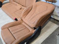 салон (комплект сидений) BMW 5 серия G30/G31 G30 2017, 2.0 л., B48 B20 A, бензин, АКПП, b65 jatoba brown metallic, седан, задний привод, правый руль, 72117381361, 52207346698, 52207346699, 52207386028, 72117359090, 7457725, 7457725, 6834159, 8834175, C47620102, C46534101, 7381361, 7346698, 7346699, 7386028, 7458927, 7359090, 7456566 - фото №13