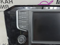 монитор мультимедиа Volkswagen Passat B8 2015, 1.8 л., CJSA, бензин, робот, 2t/c9x чёрный перламутр, седан, правый руль, 3G0919605L - фото №2