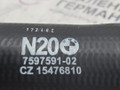 патрубок интеркулера BMW X3 F25 2013, 2.0 л., N20 B20 A, бензин, АКПП, а52/7 spacegrau, хетчбэк 5 дв., полный привод, правый руль, 13717597591, 7597591 - фото №7
