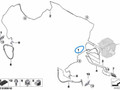 трубка тормозная BMW X5 G05 2021, 3.0 л., B58B30C, бензин, АКПП, черный, внедорожник 5 дв., полный привод, 34326895879, 6895879 - фото №3