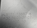 Планка обтекателя (Жабо) BMW 5 серия G30/G31 G30 2018, 2.0 л., B48 B20 A, бензин, АКПП, черный 475, седан, задний привод, правый руль, 51717388718, 7388718 - фото №9