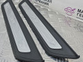 комплект накладок на пороги (внутренние) BMW 5 серия G30/G31 G30 2018, 2.0 л., B48 B20 A, бензин, АКПП, черный 475, седан, задний привод, правый руль, 51477398321, 7398321, 51477381330, 7381330, 51477381329, 7381329 - фото №14