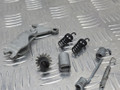 колодки стояночного тормоза Mercedes-Benz C-Класс W204 [рестайлинг] W204.048 2012, 1.8 л., M 271.860, бензин, АКПП, 149 белый, седан, задний привод, правый руль, A0044208620 - фото №2