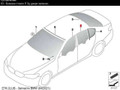 стекло двери задней правой BMW 5 серия G30/G31 G30 2018, 2.0 л., B48 B20 A, бензин, АКПП, черный 475, седан, задний привод, правый руль, 51377375190, 7375190 - фото №2