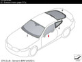 стекло (иные) BMW 8 серия G14/G15 G15 2021, 4.4 л., N63B44D, бензин, АКПП, черный, купе, полный привод, 7428507, 51337428507 - фото №2