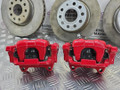 комплект тормозов Volkswagen Golf GTI 6 поколение 2011, 2.0 л., CCZB, бензин, робот, b4/b9a белый, хетчбэк 5 дв., передний привод, правый руль, 1K0615123M, 1K0615124M, 1K0615301AA, 5Q0615301F, 1K0615601, 1K0615601AA - фото №4