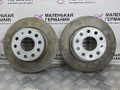 комплект тормозов Volkswagen Golf GTI 6 поколение 2011, 2.0 л., CCZB, бензин, робот, b4/b9a белый, хетчбэк 5 дв., передний привод, правый руль, 1K0615123M, 1K0615124M, 1K0615301AA, 5Q0615301F, 1K0615601, 1K0615601AA - фото №16