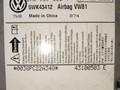 блок AirBag Skoda Octavia RS 2 поколение [рестайлинг] 2011, 2.0 л., TDi, CEGA, дизель, робот, белый, универсал, передний привод, правый руль, 1K0909605T - фото №4