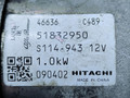 стартер Fiat Panda 2 поколение 2005, 1.2 л., i, 188 A4.000, бензин, МКПП, передний привод, 46636, C489, 51832950, S114943, 090402 - фото №7