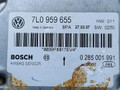 блок AirBag Volkswagen Touareg 1 поколение [рестайлинг] 2007, 2.5 л., TDi, BPE, дизель, АКПП, чёрный, внедорожник 5 дв., полный привод, правый руль, 7L0959655, 0285001991 - фото №4