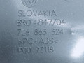 Декоративная накладка центральной консоли Volkswagen Touareg 1 поколение [рестайлинг] 2007, 2.5 л., TDi, BPE, дизель, АКПП, чёрный, внедорожник 5 дв., полный привод, правый руль, 7L6863324 - фото №5