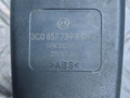 замок ремня безопасности Volkswagen Passat B6 2007, 2.0 л., TDi, дизель, 6МКПП, серебристый, универсал, передний привод, правый руль, 3C0857739B - фото №5