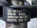 форсунка Volkswagen Golf 6 поколение 2010, 2.0 л., TDi, дизель, 03L130277, 445116030 - фото №6