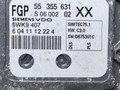 блок управления двигателем Opel Astra H 2007, 1.8 л., i, Z 18 XER, бензин, АКПП, передний привод, 55355631, S0600202, 5WK9407 - фото №5