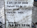 дверная проводка Volkswagen Touareg 1 поколение [рестайлинг] 2007, 2.5 л., TDi, BPE, дизель, АКПП, чёрный, внедорожник 5 дв., полный привод, правый руль, 7L6971120, 7L697112N - фото №4