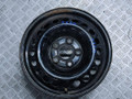 диск штампованный Volkswagen Transporter T5 2006, 2.5 л., TDi, AXD, дизель, робот, серебристый, микроавтобус, передний привод, правый руль, 4F050406, V0616012, 7H0601027C - фото №2