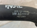 патрубок радиатора Volkswagen Fox 2 поколение 5Z 2007, 1.2 л., BMD, бензин, МКПП, хетчбэк 3 дв., 6Q0122291F, 6Y0121086F - фото №7