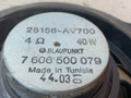 динамик двери Nissan Almera Tino V10 [рестайлинг] 2004, 2.2 л., YD22DDTi, дизель, МКПП, серый, минивэн, передний привод, 28156-AV700, 7606500079 - фото №5
