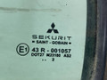 стекло двери задней левой Mitsubishi Carisma 1 поколение [рестайлинг] 2003, 1.6 л., 4G92 (DOHC 16V), бензин, МКПП, серебро, хетчбэк 5 дв., передний привод - фото №4