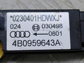 датчик удара Audi A6 4B/C5 (1997 - 2001), 1.8 л., AJP, бензин, 5МКПП, кофейный, седан, передний привод, 4B0959643A - фото №8