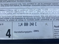 подушка безопасности сиденья Volkswagen Bora 1 поколение 1J2 (1998 - 2005), 1.6 л., BCB, бензин, МКПП, серебро, седан, передний привод, 1J4880240E - фото №7