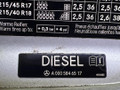 лючок топливного бака Mercedes-Benz B-Класс W245 T245.208 2007, 2.0 л., OM 640.941, дизель, вариатор, серебро, минивэн, передний привод, A0005846517 - фото №7