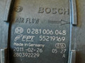 расходомер воздуха IVECO Daily 4 поколение 35S11 2011, 2.3 л., F1AE0481U, дизель, МКПП, фургон, задний привод, 504136035, 0281006048, 55219169 - фото №6