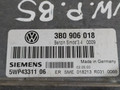 блок управления двигателем Volkswagen Passat B5 2000, 1.6 л., i, бензин, -, 3B0906018 - фото №4