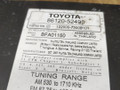магнитола Toyota Yaris XP9 2007, 1.5 л., 1NZ-FE, бензин, АКПП, чёрный, седан, передний привод, 86120-52490 - фото №4